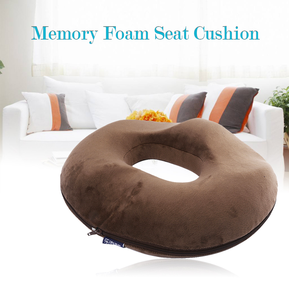 Coccyx Orthopedic Comfortable Memory Foam Chair Car Seat Cushion for Back Pain and Sciatica Relief
