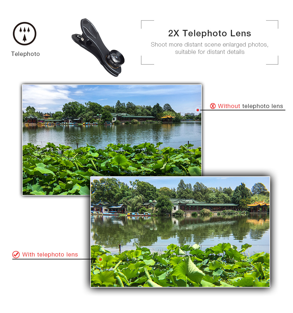 Apexel APL - DG7 0.36X Super Wide Angle + 0.63X Wide Angle + 2X Telephoto + 15X Macro + 198 Degree Fisheye + CPL + Kaleidoscope Lens 7 in 1 Clip External Phone Camera Apexel APL - DG7 0.36X Super Wide Angle + 0.63X Wide Angle + 2X Telephoto + 15X Macro + 198 Degree Fisheye + CPL + Kaleidoscope Lens 7 in 1 Clip External Phone Camera