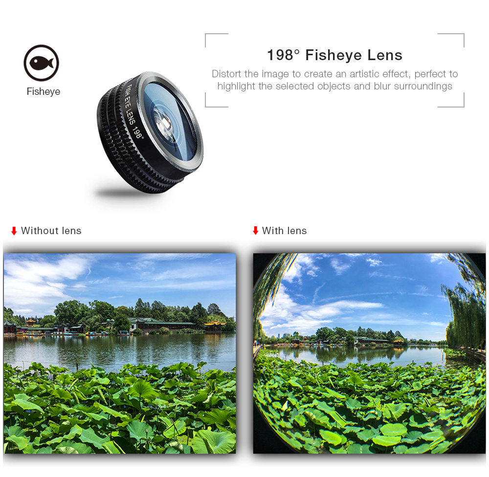 Apexel APL - DG7 0.36X Super Wide Angle + 0.63X Wide Angle + 2X Telephoto + 15X Macro + 198 Degree Fisheye + CPL + Kaleidoscope Lens 7 in 1 Clip External Phone Camera Apexel APL - DG7 0.36X Super Wide Angle + 0.63X Wide Angle + 2X Telephoto + 15X Macro + 198 Degree Fisheye + CPL + Kaleidoscope Lens 7 in 1 Clip External Phone Camera