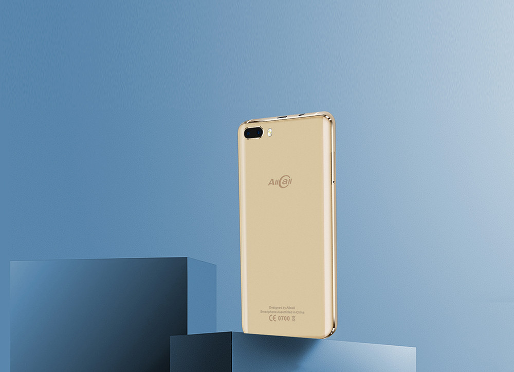 Allcall Rio 3G Smartphone 5.0 inch Android 7.0 MTK6580A Quad Core 1.3GHz 1GB RAM 16GB ROM GPS 3D Curved Glass Screen Dual Rear Cameras