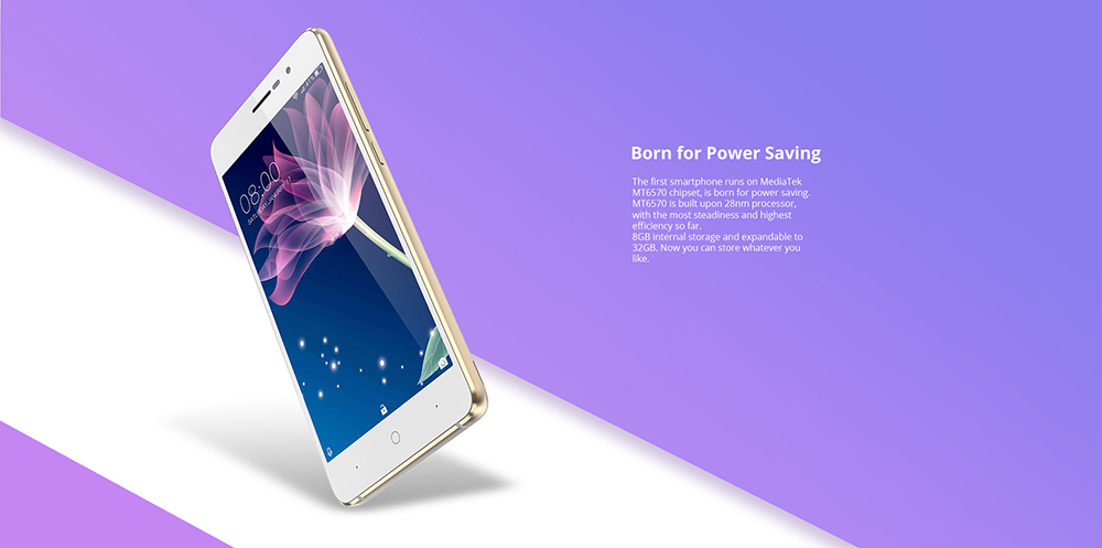 Doogee X10 3G 5.0 inch Android 6.0 Smartphone MTK6570 Dual Core 1.0GHz 512MB RAM 8GB ROM 3360mAh Battery Dual ID Account