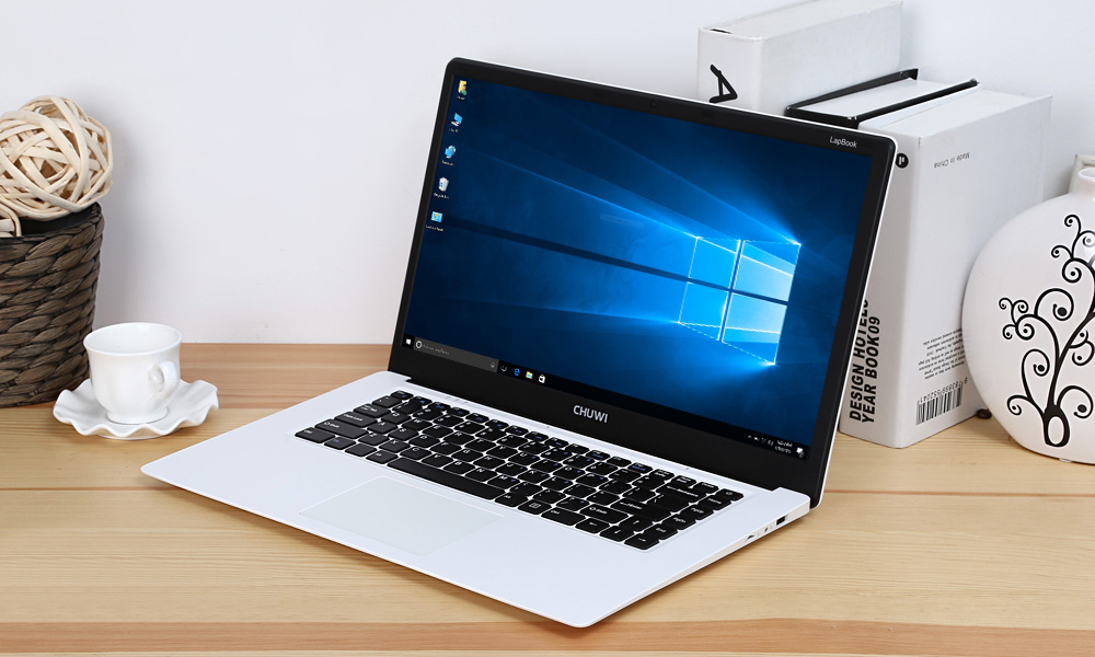 CHUWI LapBook 15.6 inch Windows 10 FHD Screen Notebook Intel Cherry Trail Z8350 Quad Core 1.44GHz 4GB RAM 64GB ROM 10000mAh Battery HDMI WiFi
