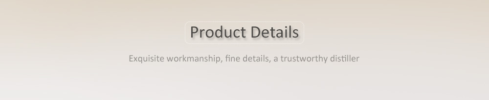 Dibosh Stainless Steel Water Alcohol Distiller Copper Tube Brewer for Vodka Whisky Brandy