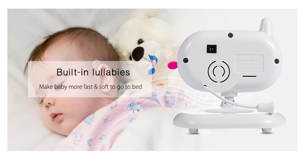 3.5 inch 2.4GHz Wireless TFT LCD Video Baby Monitor with Night Vision 3.5 inch 2.4GHz Wireless TFT LCD Video Baby Monitor with Night Vision