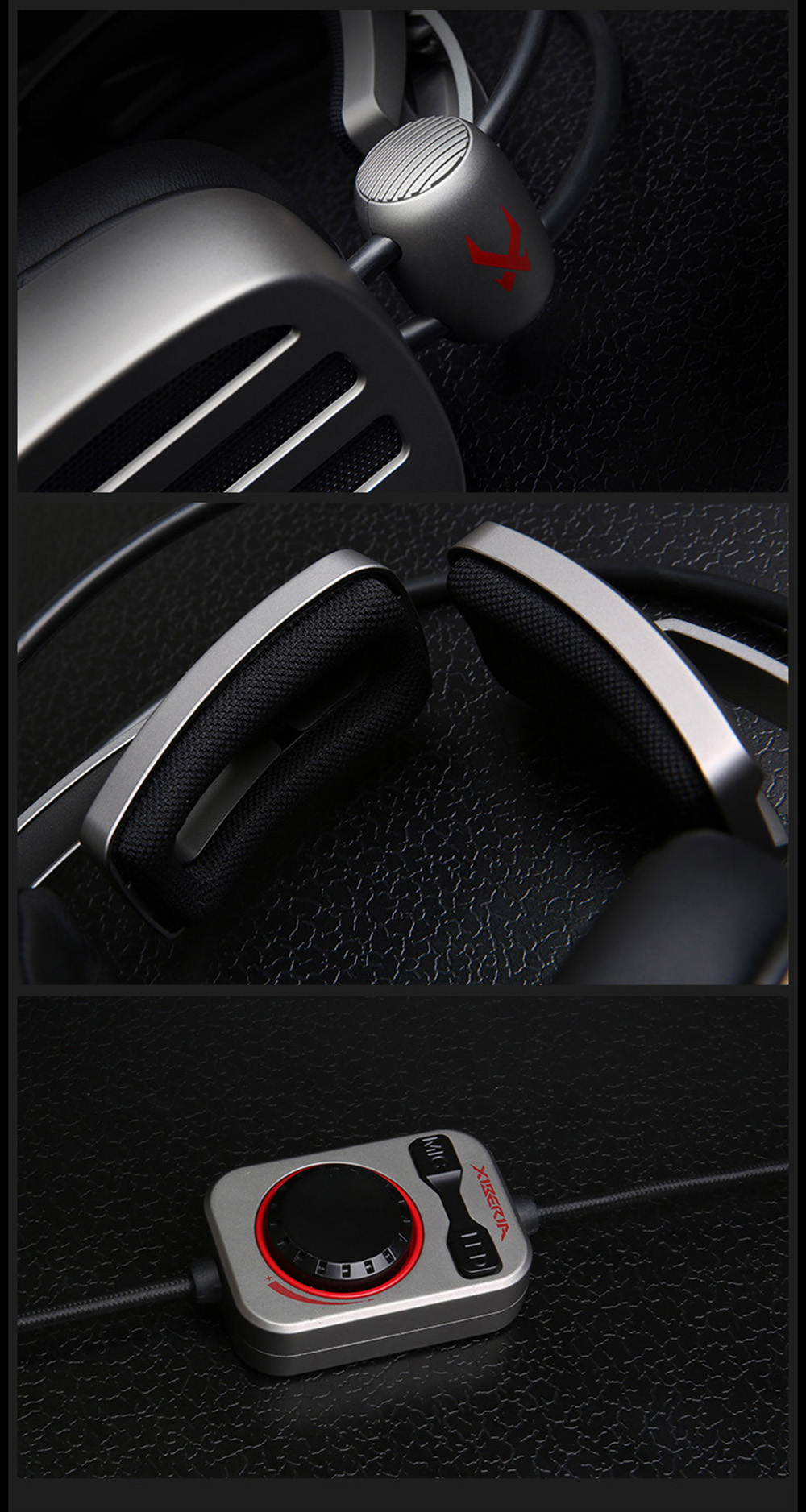 XIBERIA S21 Gaming Headset Surround Sound with Microphone Volume Control LED and Mute XIBERIA S21 Gaming Headset Surround Sound with Microphone Volume Control LED and Mute