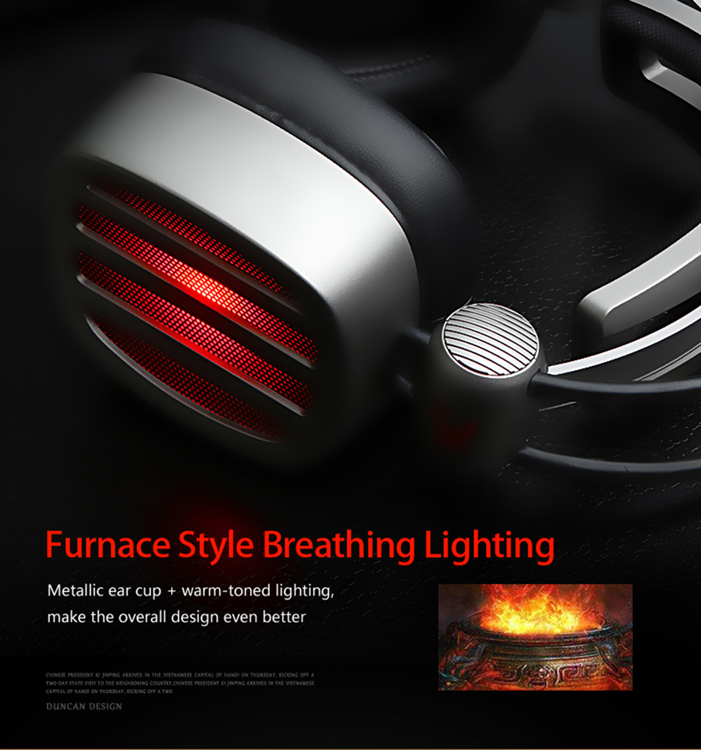 XIBERIA S21 Gaming Headset Surround Sound with Microphone Volume Control LED and Mute XIBERIA S21 Gaming Headset Surround Sound with Microphone Volume Control LED and Mute