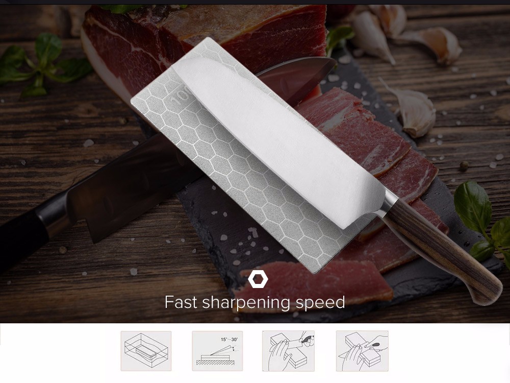 DMD 1000 Grit Professional Angle Diamond Sharpener Knife Whetstone