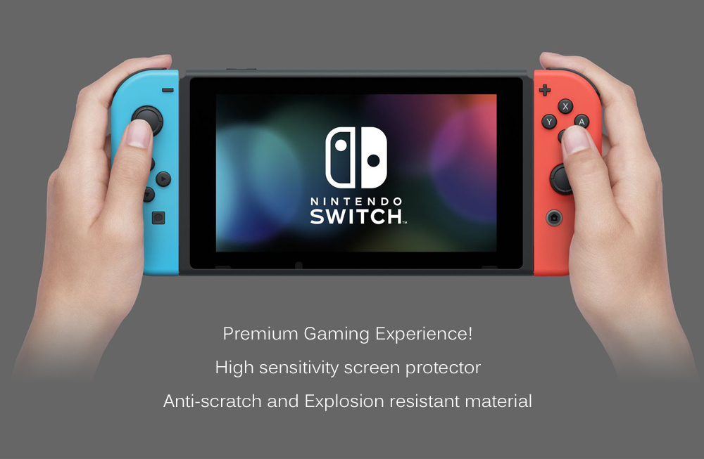 Tempered Glass Shatterproof Film for Nintendo Switch