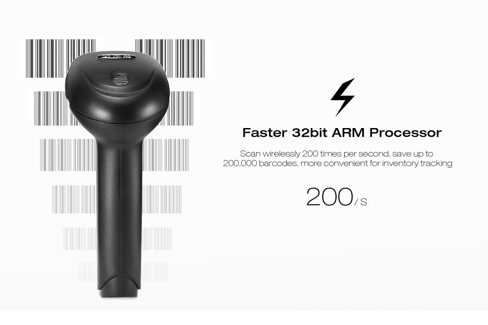 ZADSCAN BP9502BL Wireless 1D Barcode Scanner Handheld Bluetooth 2.1 ZADSCAN BP9502BL Wireless 1D Barcode Scanner Handheld Bluetooth 2.1