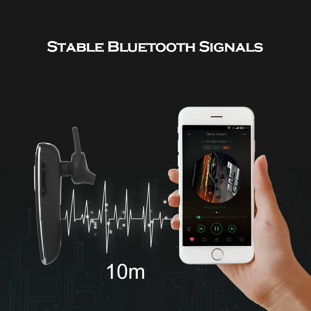 New Bee LC - B30 Bluetooth 4.0 Earbud Car Business Earphone with Subsidiary Headset Cable Noise Canceling New Bee LC - B30 Bluetooth 4.0 Earbud Car Business Earphone with Subsidiary Headset Cable Noise Canceling
