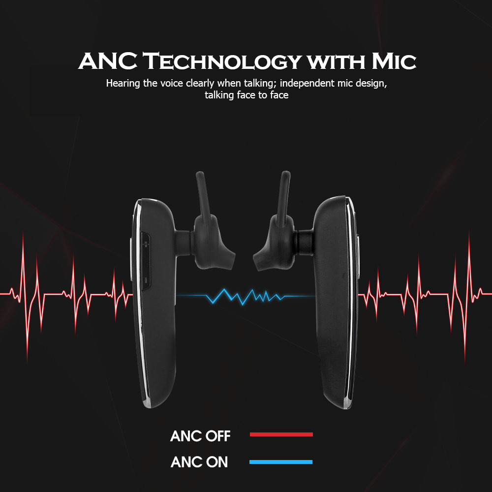 New Bee LC - B30 Bluetooth 4.0 Earbud Car Business Earphone with Subsidiary Headset Cable Noise Canceling New Bee LC - B30 Bluetooth 4.0 Earbud Car Business Earphone with Subsidiary Headset Cable Noise Canceling
