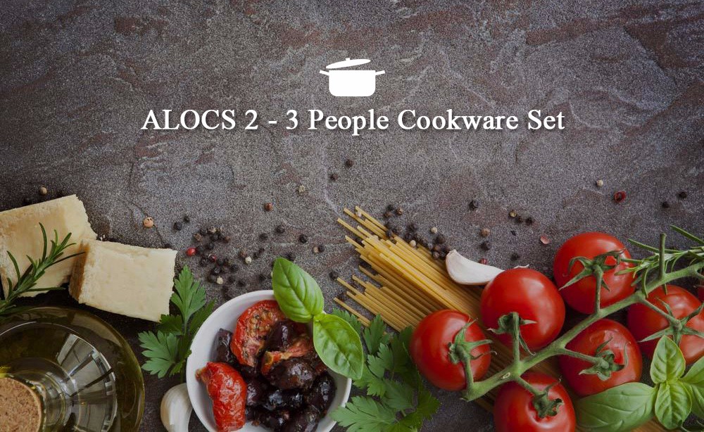 ALOCS CW - C19T Alumina Portable Ultralight 2 - 3 People Cooking Kit Cookware Set Pot Pan Kettle Dishcloth for Camping Picnic Hiking ALOCS CW - C19T Alumina Portable Ultralight 2 - 3 People Cooking Kit Cookware Set Pot Pan Kettle Dishcloth for Camping Picnic Hiking