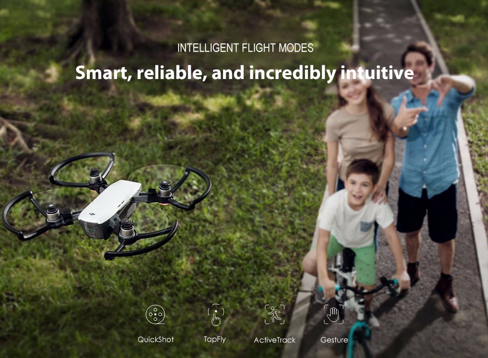 DJI Spark Mini RC Selfie Drone WiFi FPV 12MP Camera / 2-axis Mechanical Gimbal DJI Spark Mini RC Selfie Drone WiFi FPV 12MP Camera / 2-axis Mechanical Gimbal