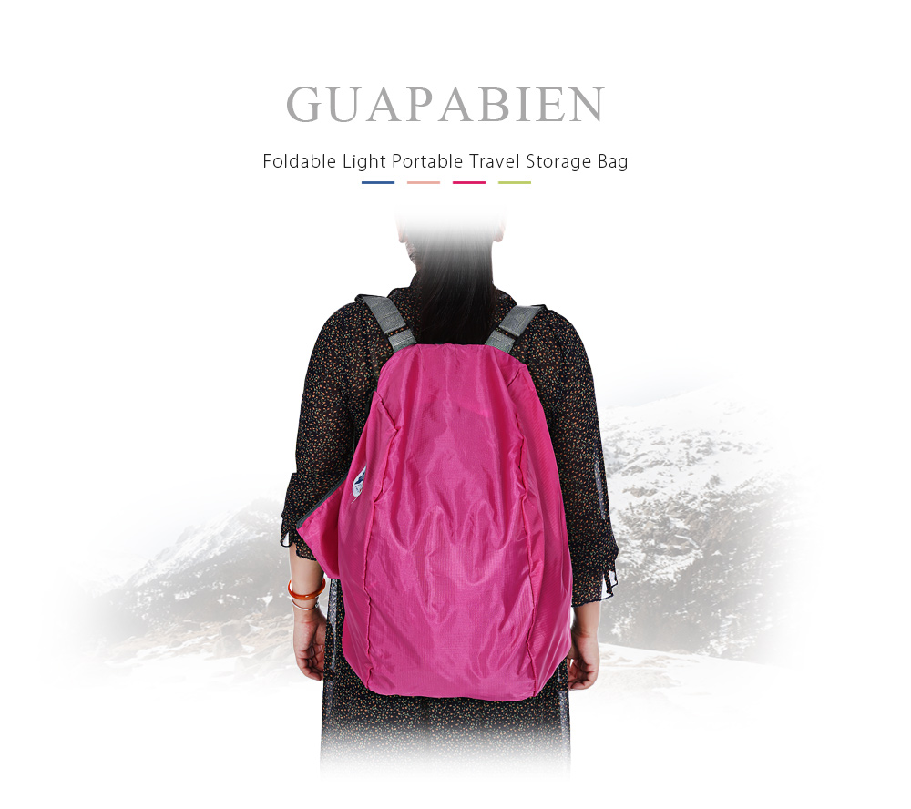 Guapabien Foldable Multiple Carry Ways Light Portable Travel Storage Bag Small Pouch Guapabien Foldable Multiple Carry Ways Light Portable Travel Storage Bag Small Pouch
