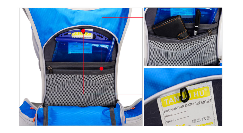 Tanluhu 673 Outdoor 15L Adult Water Resistant Backpack Hydration Pack for Climbing Running Hiking Cycling Tanluhu 673 Outdoor 15L Adult Water Resistant Backpack Hydration Pack for Climbing Running Hiking Cycling