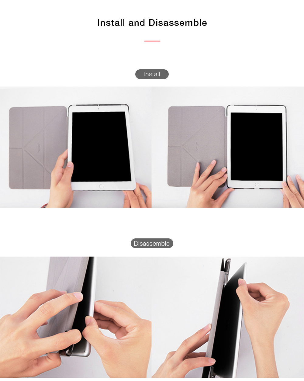 Baseus Jane Y-type Leather Case Smart Sleep Cover for New iPad Pro 12.9 inch 2017 Baseus Jane Y-type Leather Case Smart Sleep Cover for New iPad Pro 12.9 inch 2017