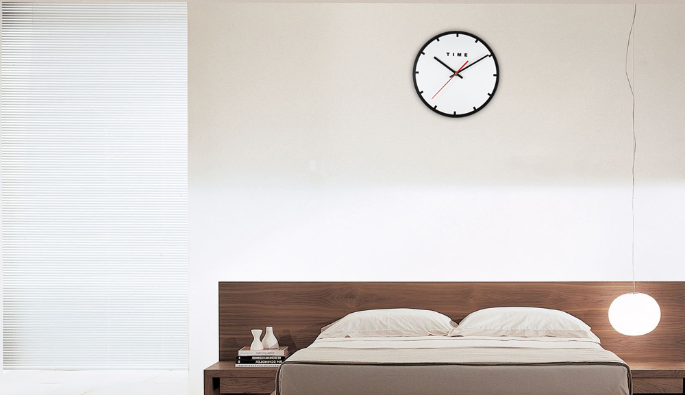 M.Sparkling Acrylic Minimalism Mute Wall Clock for Home Office