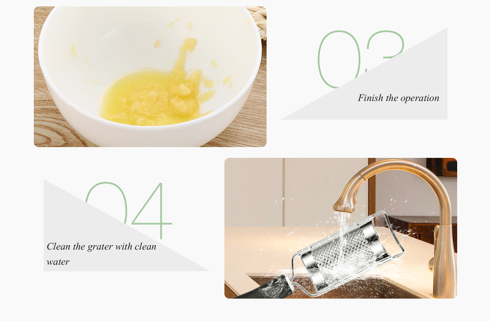 Stainless Steel Ginger Potato Grater with Non-slip Handle Kitchen Tool Stainless Steel Ginger Potato Grater with Non-slip Handle Kitchen Tool