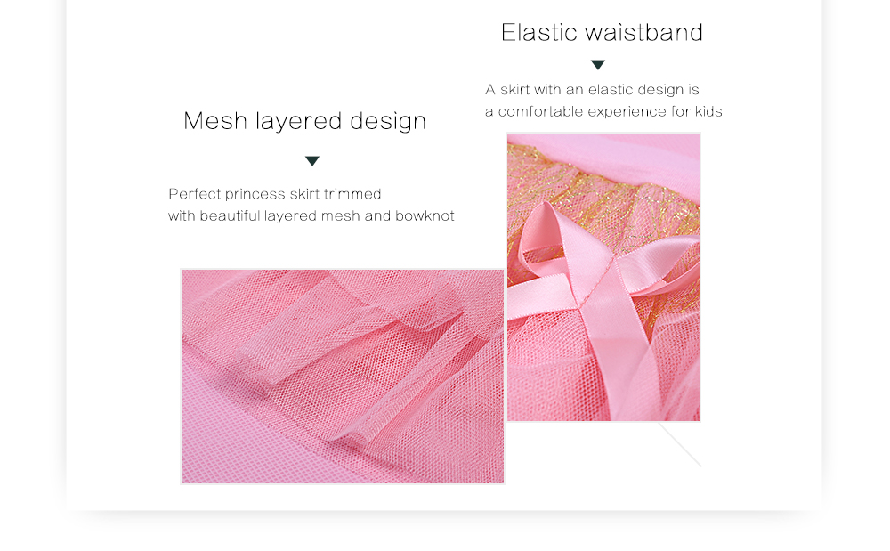 keaiyouhuo Girls Clothing Set Floral Print T-shirt Mesh Layered Bubble Skirt with Bowknot
