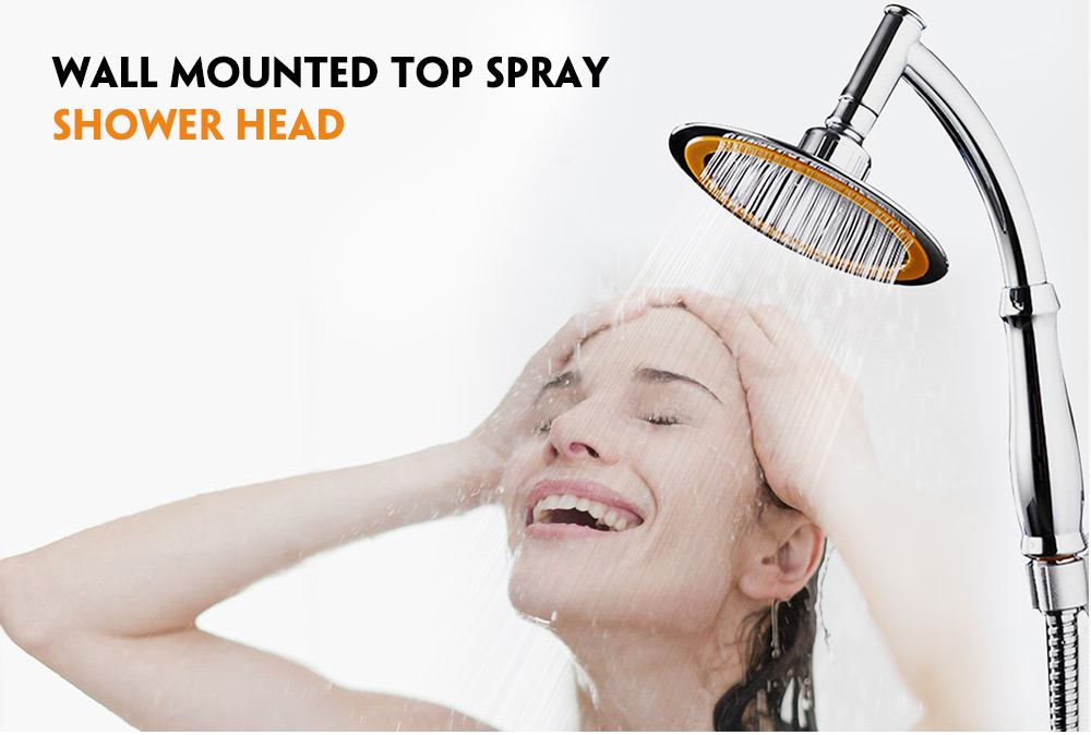 Wall Mounted Ultra-thin Showerhead Top Spray Showers
