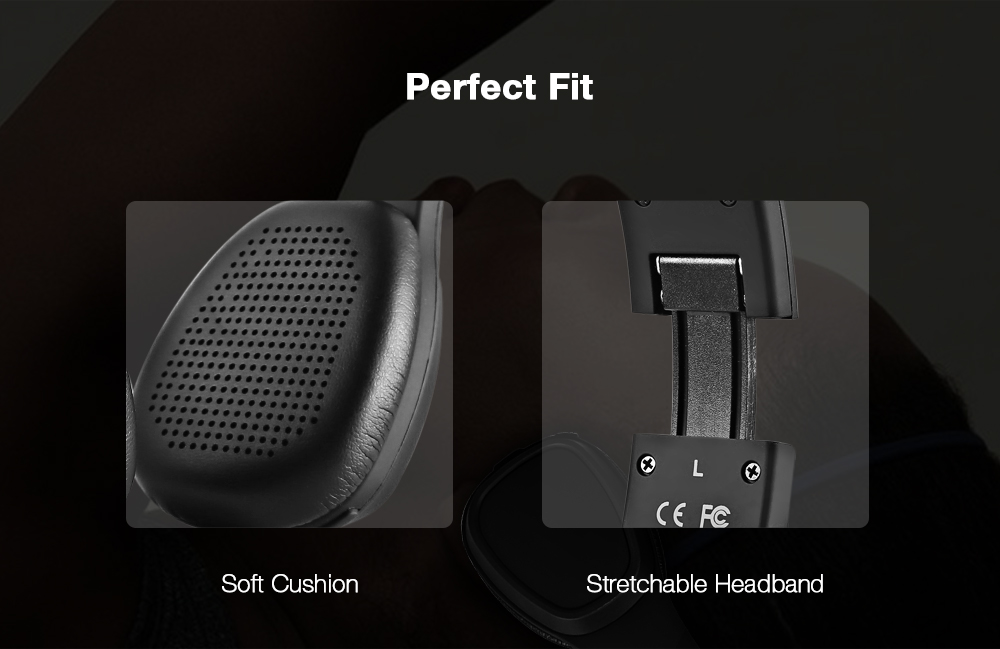 ONMUC L5 Wireless Foldable Touch Controlled Bluetooth Headphones Stretchable Headband ONMUC L5 Wireless Foldable Touch Controlled Bluetooth Headphones Stretchable Headband