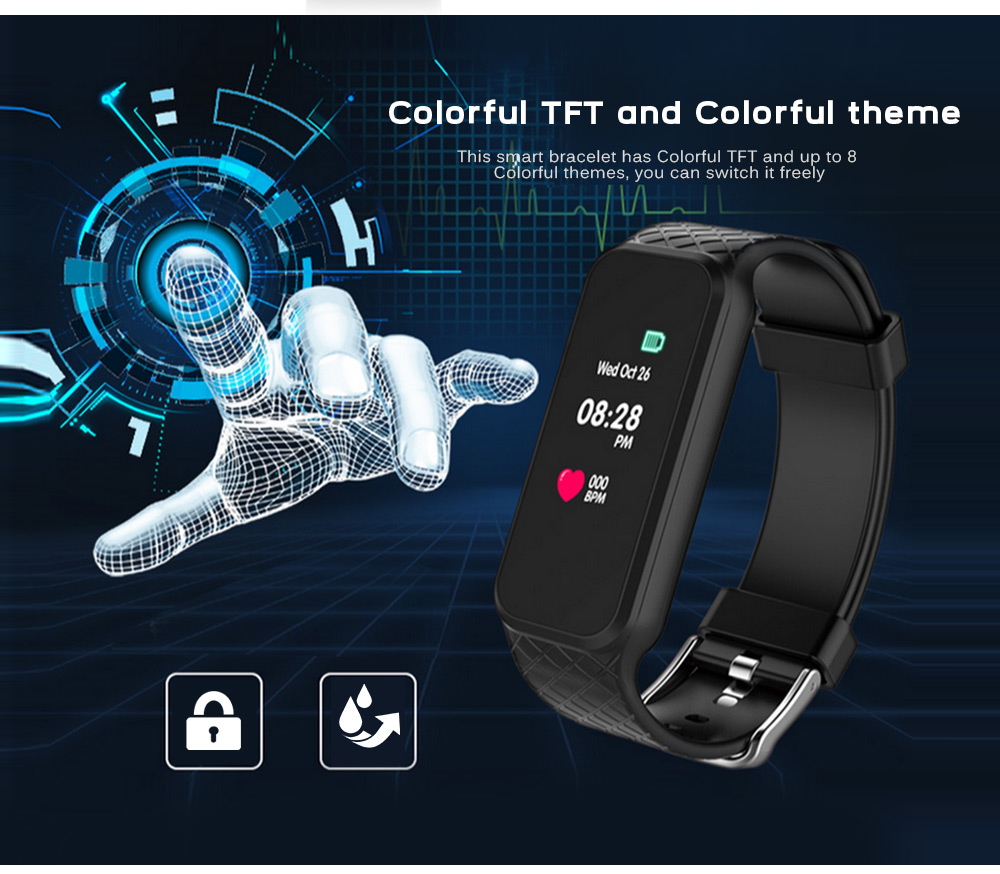 L38i Colorful TFT Screen Heart Rate Monitor Smart Bracelet L38i Colorful TFT Screen Heart Rate Monitor Smart Bracelet