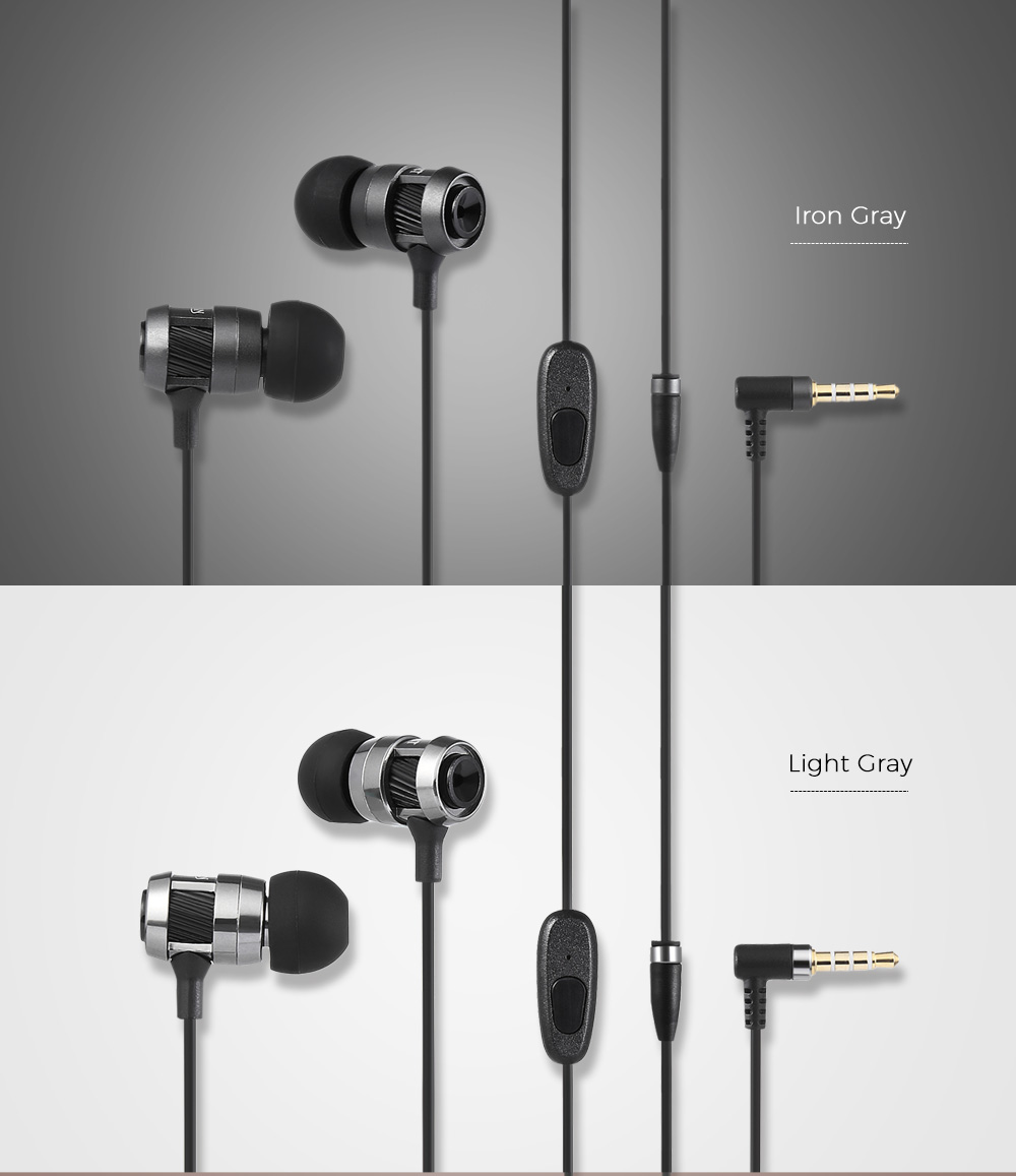 HIIBN HI400 3.5MM Rock Bass Stereo Wired In-ear Music Earphones HIIBN HI400 3.5MM Rock Bass Stereo Wired In-ear Music Earphones