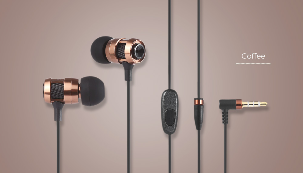 HIIBN HI400 3.5MM Rock Bass Stereo Wired In-ear Music Earphones HIIBN HI400 3.5MM Rock Bass Stereo Wired In-ear Music Earphones