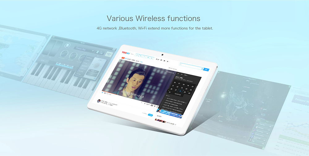 Teclast 98 Octa Core Dual 4G Phablet Android 6.0 10.1 inch MTK6753 1.5GHz 2GB RAM 32GB ROM OTG Cameras