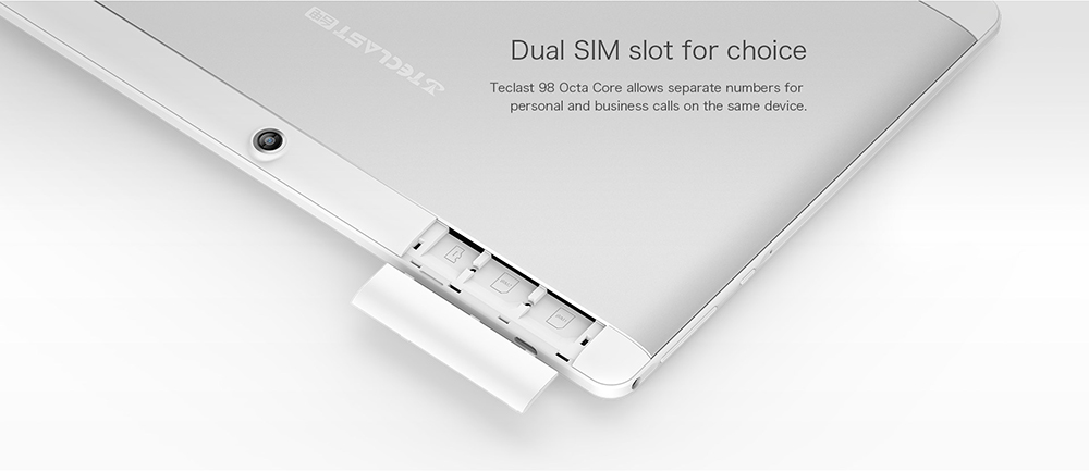 Teclast 98 Octa Core Dual 4G Phablet Android 6.0 10.1 inch MTK6753 1.5GHz 2GB RAM 32GB ROM OTG Cameras