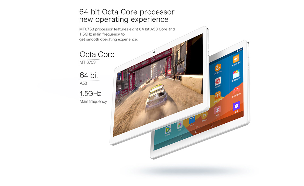 Teclast 98 Octa Core Dual 4G Phablet Android 6.0 10.1 inch MTK6753 1.5GHz 2GB RAM 32GB ROM OTG Cameras