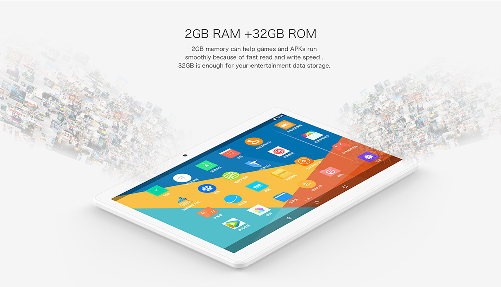Teclast 98 Octa Core Dual 4G Phablet Android 6.0 10.1 inch MTK6753 1.5GHz 2GB RAM 32GB ROM OTG Cameras