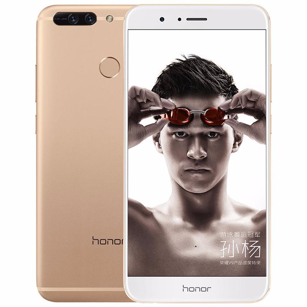 Huawei Honor V9 5.7 inch Android 7.0 4G Phablet Kirin 960 Octa Core 2.4GHz Dual 12.0MP Rear Cameras Fingerprint Scanner