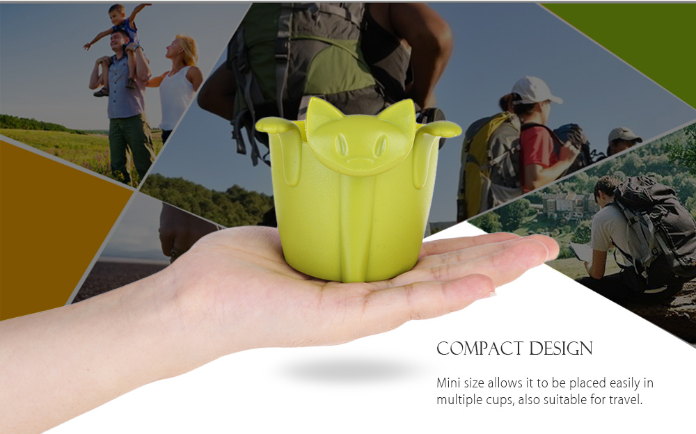 Cat Shape Tea Infuser Plastic Strainer Hole Filter Cat Shape Tea Infuser Plastic Strainer Hole Filter