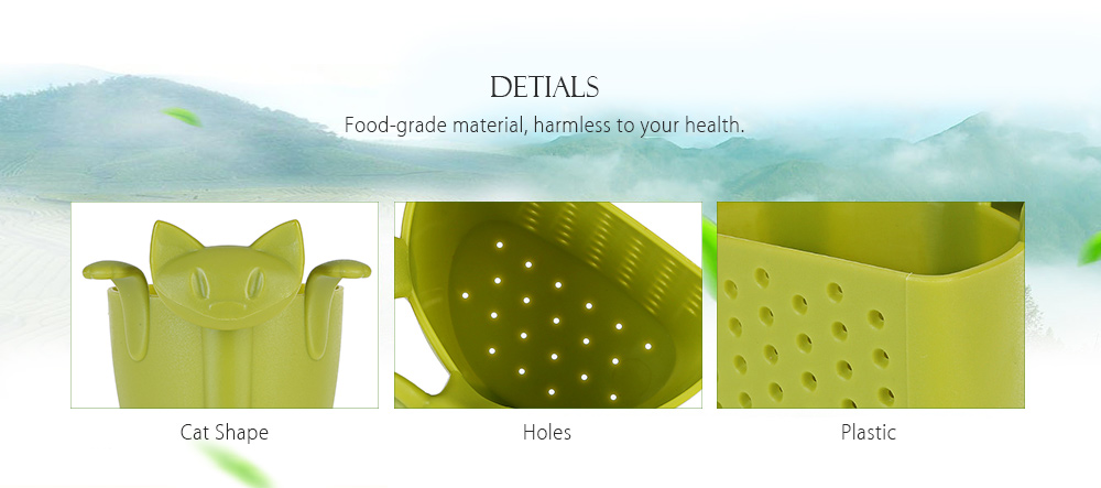Cat Shape Tea Infuser Plastic Strainer Hole Filter Cat Shape Tea Infuser Plastic Strainer Hole Filter