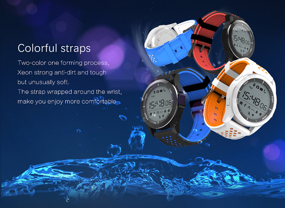 NO.1 F3 Sports Smartwatch Bluetooth 4.0 IP68 Waterproof Remote Camera Sedentary Reminder Sleep Monitor Pedometer NO.1 F3 Sports Smartwatch Bluetooth 4.0 IP68 Waterproof Remote Camera Sedentary Reminder Sleep Monitor Pedometer