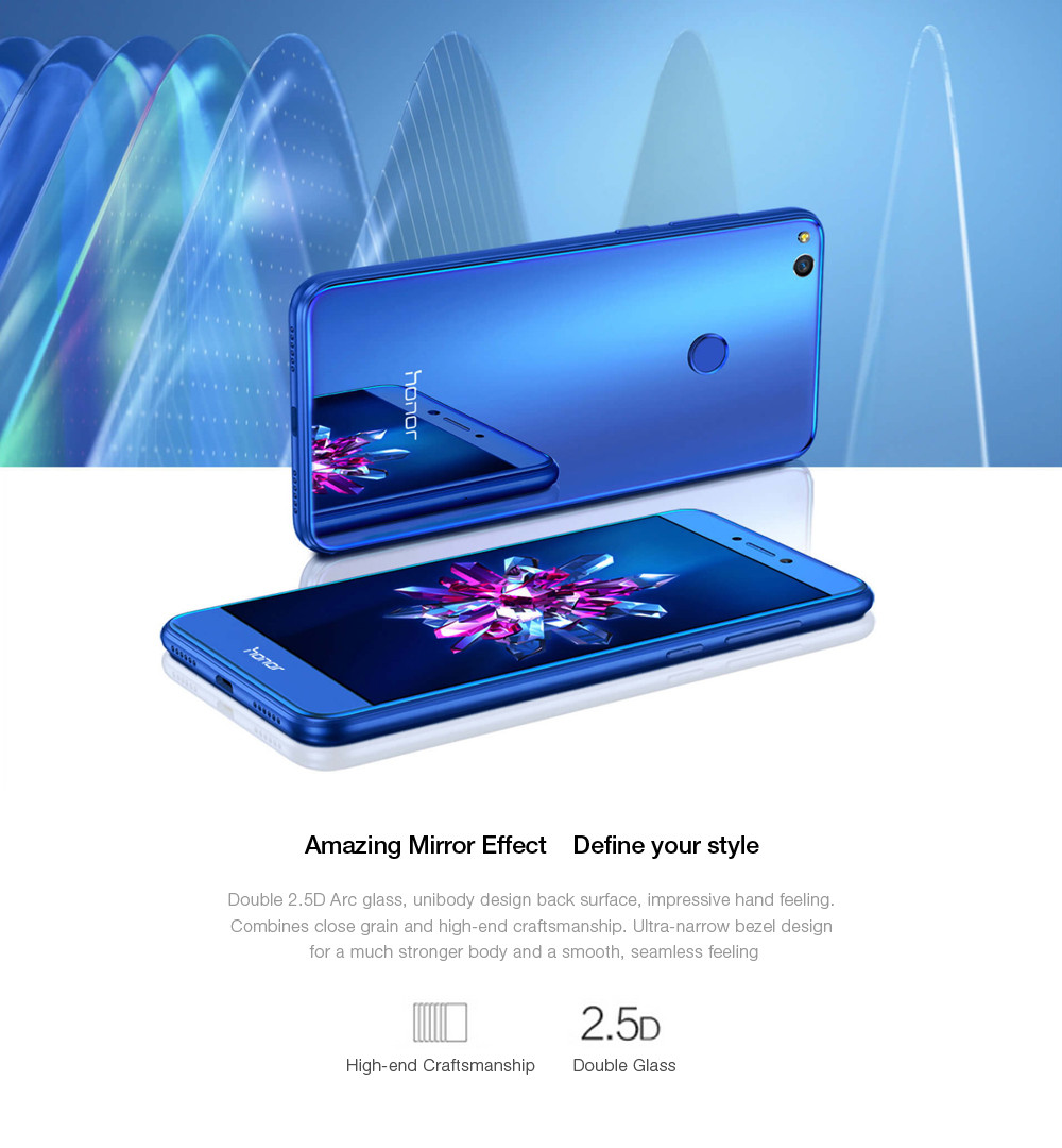 Huawei Honor 8 Lite ( PRA - AL00X ) 4G Smartphone 5.2 inch EMUI 5.0 Kirin 655 Octa Core 2.1GHz 4GB RAM 64GB ROM Fingerprint Sensor WiFi Direct OTG