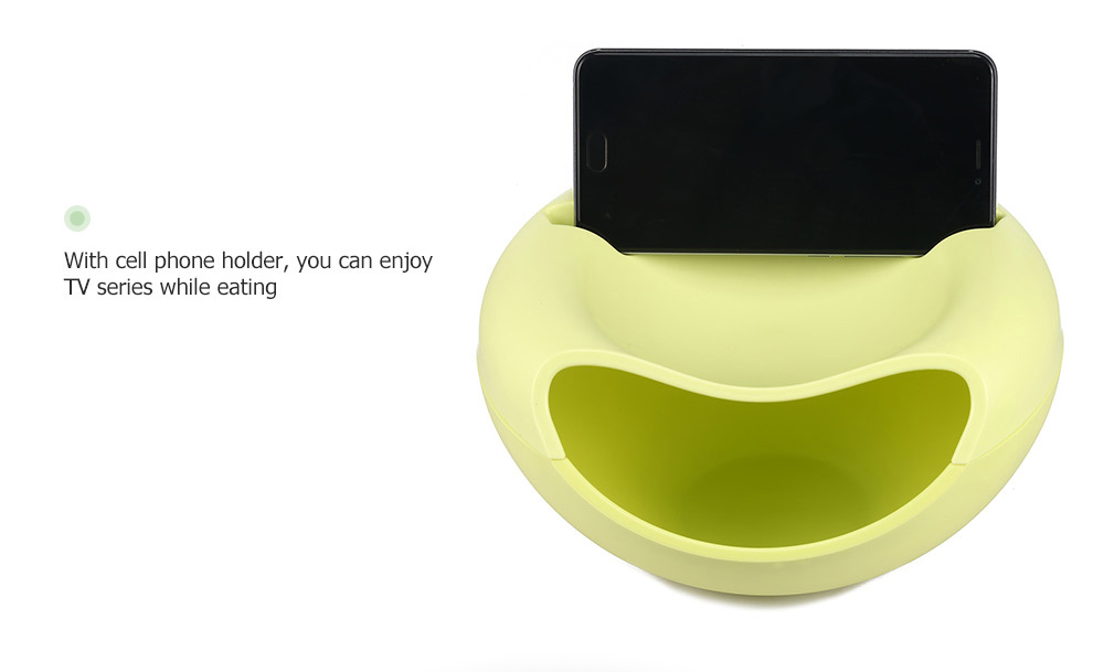 Creative Double-deck Snack Food Storage Box Melon Seeds Container