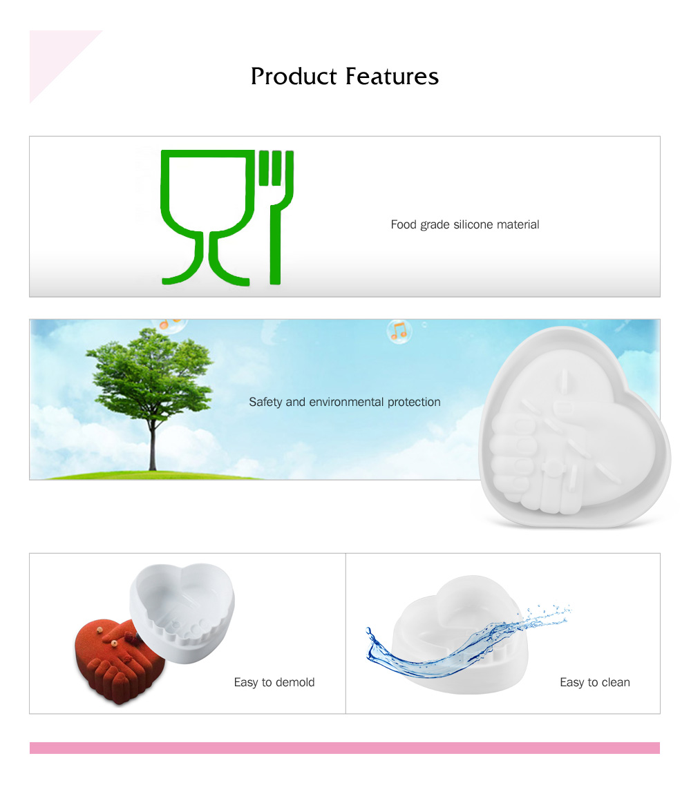 White Silicone Cake Mold Baking Tool White Silicone Cake Mold Baking Tool
