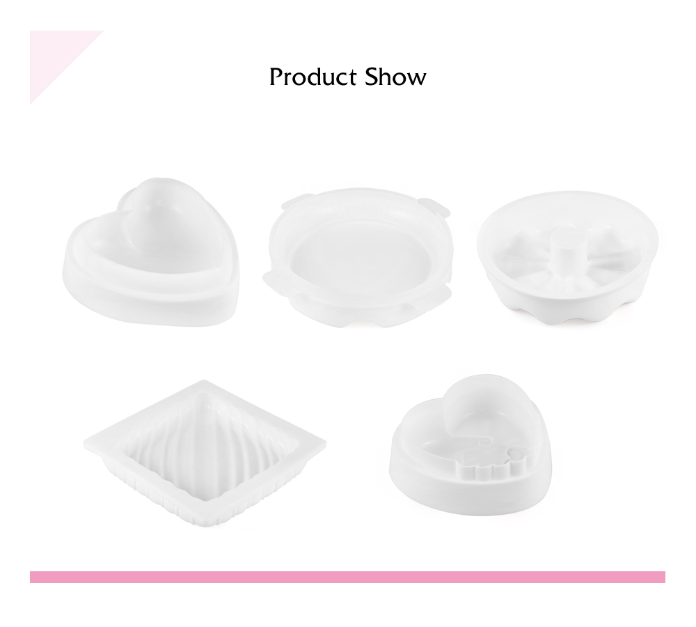 White Silicone Cake Mold Baking Tool White Silicone Cake Mold Baking Tool