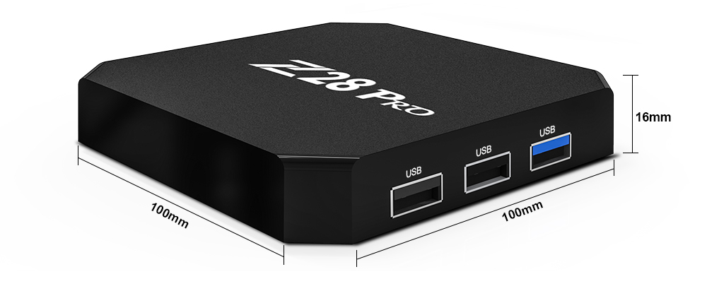 Z28 Pro RK3328 Cortex - A53 Smart TV Box Android 7.1 Support H.265 4K x 2K 1 + 8GB Z28 Pro RK3328 Cortex - A53 Smart TV Box Android 7.1 Support H.265 4K x 2K 1 + 8GB