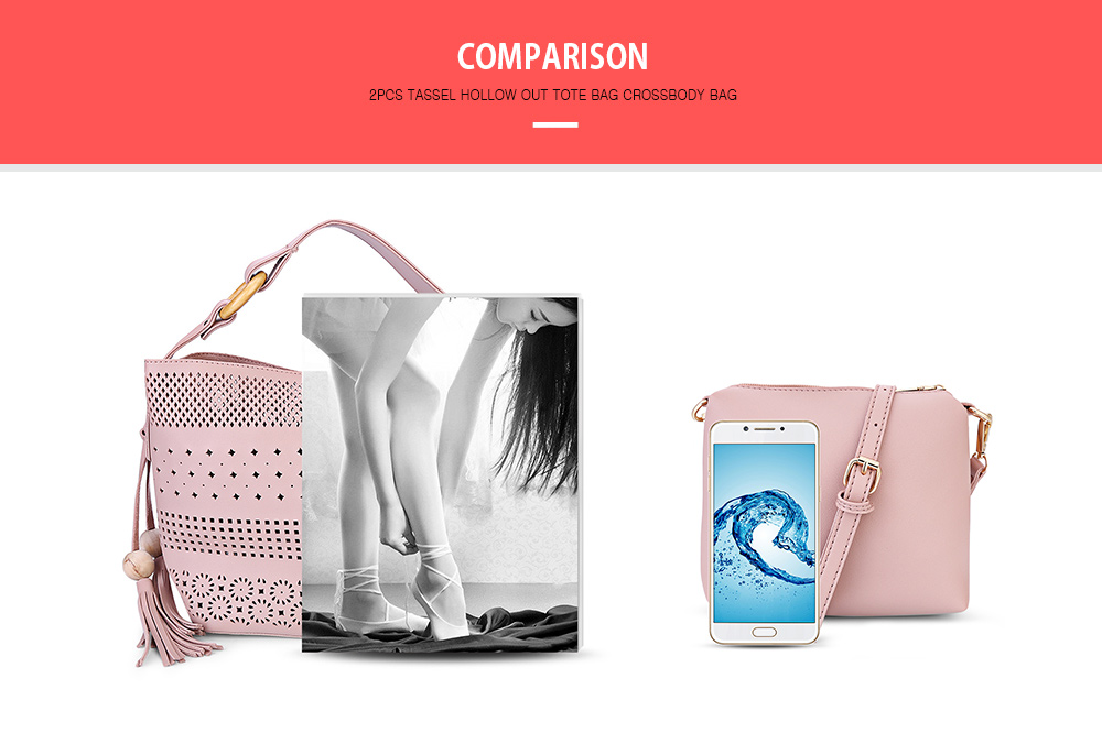 Tassel Hollow Out Tote Bag Tassel Hollow Out Tote Bag