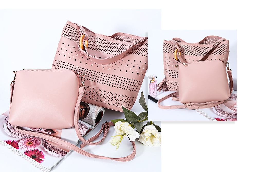 Tassel Hollow Out Tote Bag Tassel Hollow Out Tote Bag
