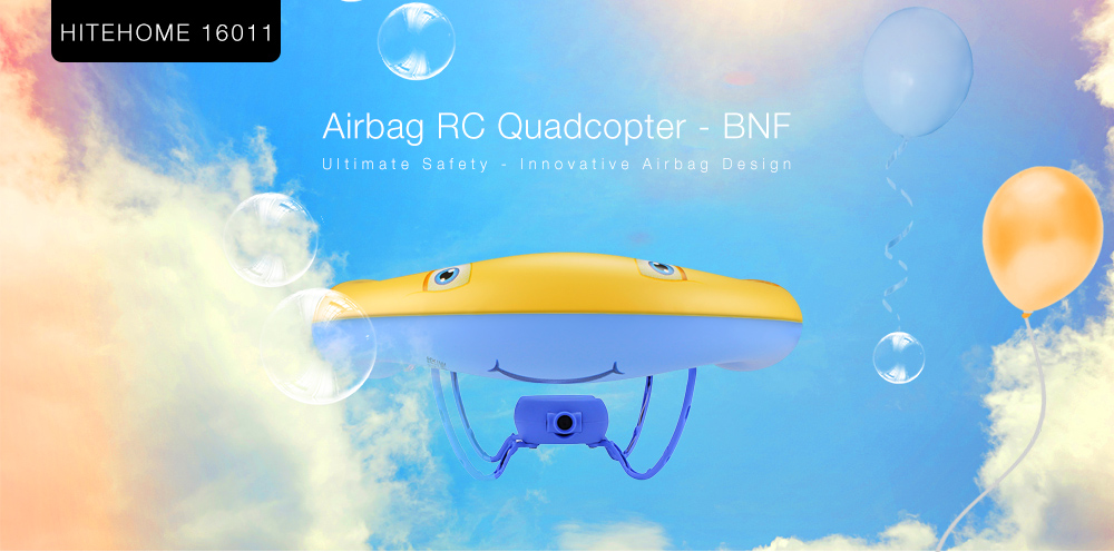 HITEHOME 16011 Airbag RC Drone BNF WiFi FPV 0.3MP Camera / Voice Control / G-sensor Mode HITEHOME 16011 Airbag RC Drone BNF WiFi FPV 0.3MP Camera / Voice Control / G-sensor Mode