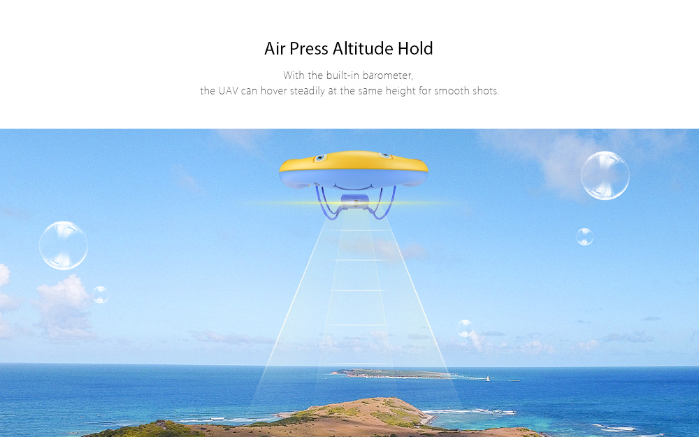 HITEHOME 16011 Airbag RC Drone BNF WiFi FPV 0.3MP Camera / Voice Control / G-sensor Mode HITEHOME 16011 Airbag RC Drone BNF WiFi FPV 0.3MP Camera / Voice Control / G-sensor Mode