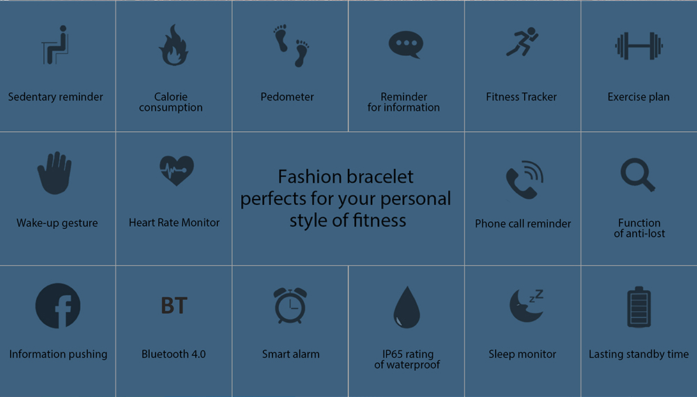 H01 Heart Rate Smartwatch Bluetooth 4.0 IP65 Waterproof Sleep Monitor Remote Camera Sedentary Reminder Calorie Consumption H01 Heart Rate Smartwatch Bluetooth 4.0 IP65 Waterproof Sleep Monitor Remote Camera Sedentary Reminder Calorie Consumption