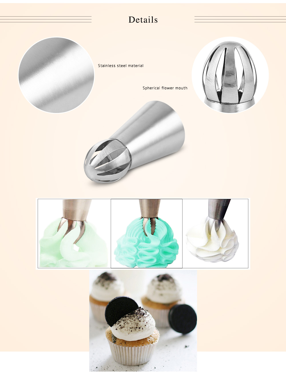 Baking Tool Stainless Steel Piping Mouth Baking Tool Stainless Steel Piping Mouth
