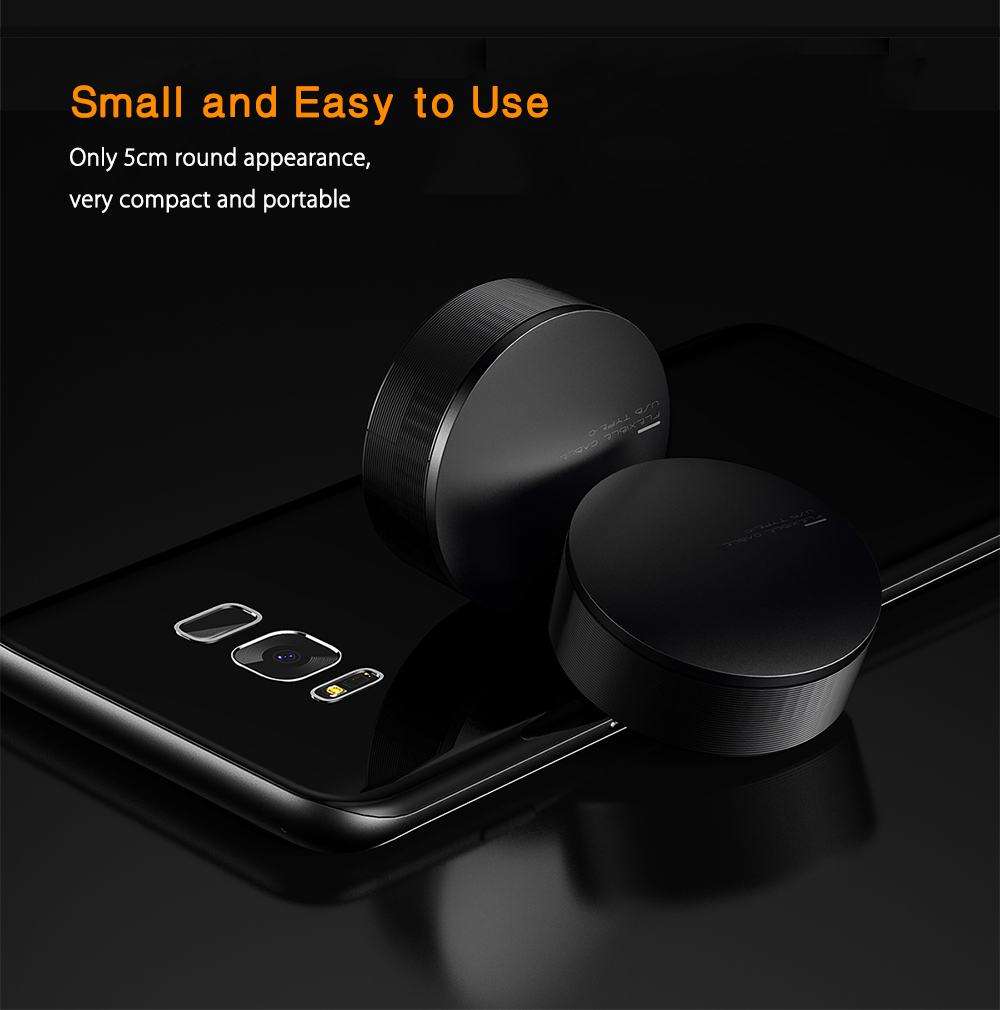 Baseus New Era Storage Retractable Type-C 2A Fast Data Transmission Charging Cord 90CM Baseus New Era Storage Retractable Type-C 2A Fast Data Transmission Charging Cord 90CM