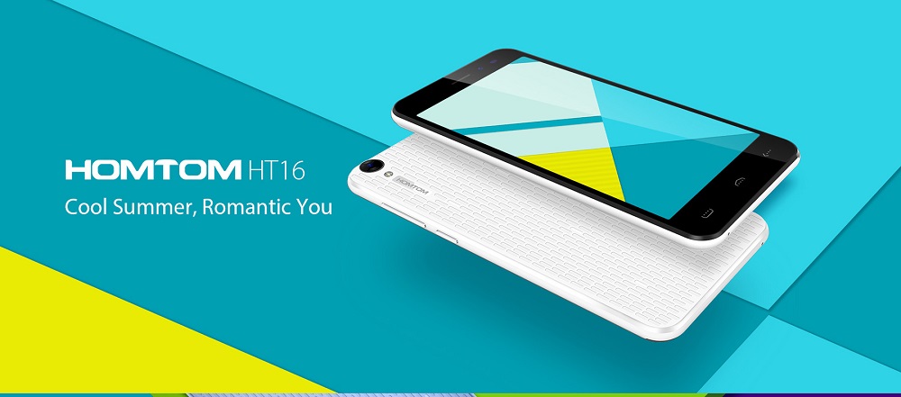 Homtom HT16 5.0 inch 3G Smartphone Android 6.0 MTK6580 Quad Core 1.3GHz 1GB RAM 8GB ROM Wakeup Gesture GPS A-GPS Bluetooth 4.0