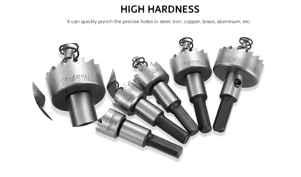 5pcs HSS Drill Bit Hole Saw Tooth Cutter Metal Alloy Tool 5pcs HSS Drill Bit Hole Saw Tooth Cutter Metal Alloy Tool